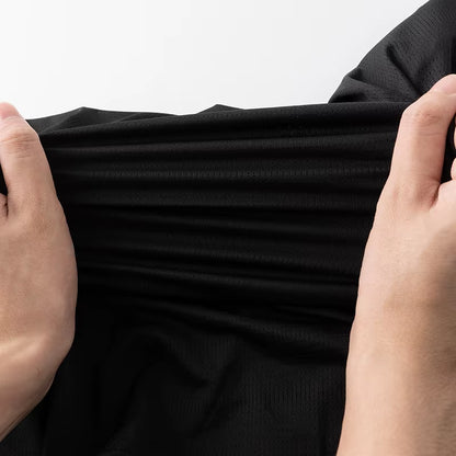 Running T-Shirt Men Summer Ice Silk Thin Top Reflective Printing Quick Dry Short Sleeve Breathable Fitness Sports T-Shirt 5XL