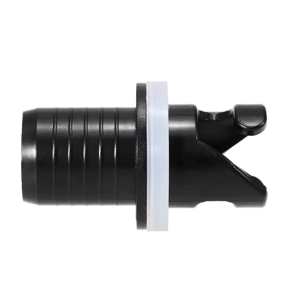 2Pcs Inflatable Boat Kayak Air Valve Adapter Inflation Air Foot Pump Hose Adapter Valve Connector Replaceable and Useful