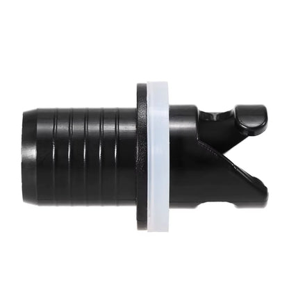 2Pcs Inflatable Boat Kayak Air Valve Adapter Inflation Air Foot Pump Hose Adapter Valve Connector Replaceable and Useful
