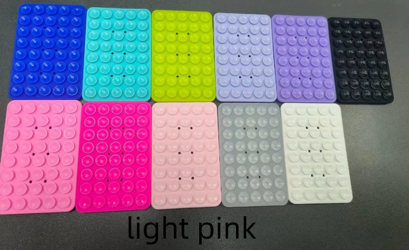 Silicone Double-Sided Suction Cup Phone Case Detachable Mount, Sticky Phone Grip with Higher Suction Power for Iphone, Hands-Free Phone Accessories Holder for Selfies and Videos