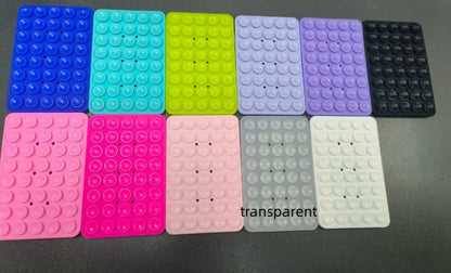 Silicone Double-Sided Suction Cup Phone Case Detachable Mount, Sticky Phone Grip with Higher Suction Power for Iphone, Hands-Free Phone Accessories Holder for Selfies and Videos