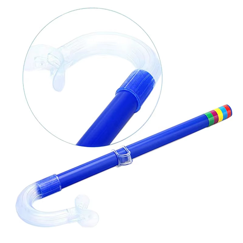 Kids Snorkel Set Scuba Snorkeling Mask Swimming Anti-Fog Goggles with Dry Snorkels Tube Diving Underwater Snorkeling Glasses Set