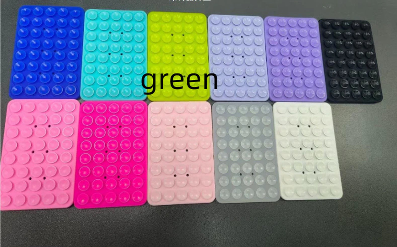 Silicone Double-Sided Suction Cup Phone Case Detachable Mount, Sticky Phone Grip with Higher Suction Power for Iphone, Hands-Free Phone Accessories Holder for Selfies and Videos