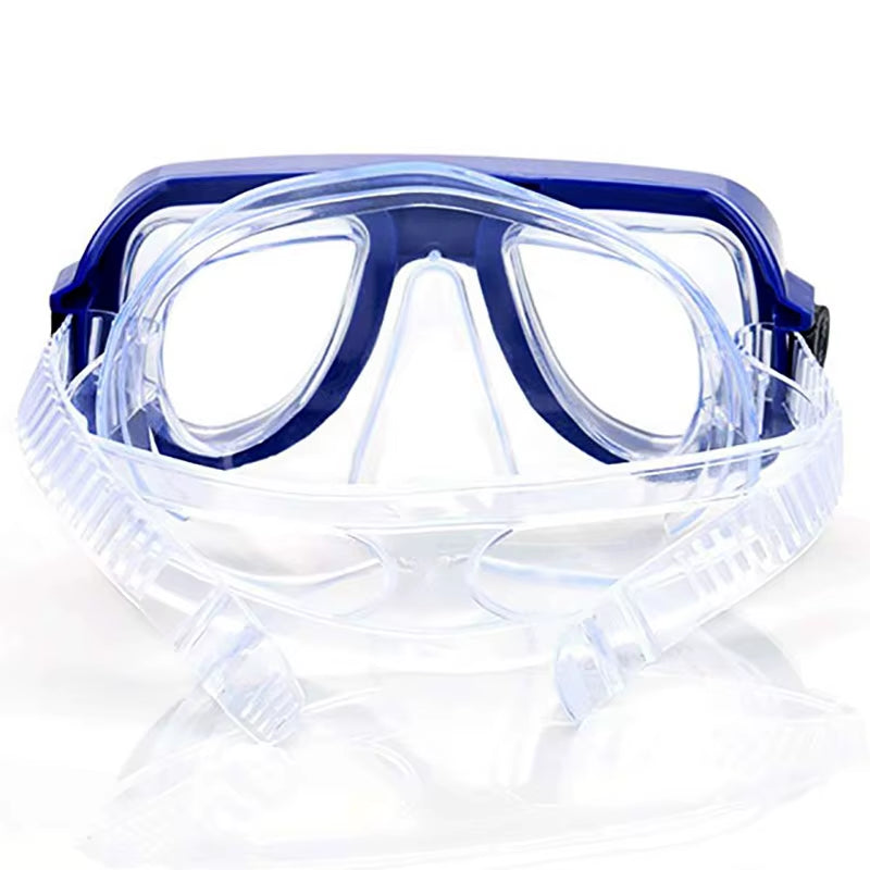 Kids Snorkel Set Scuba Snorkeling Mask Swimming Anti-Fog Goggles with Dry Snorkels Tube Diving Underwater Snorkeling Glasses Set