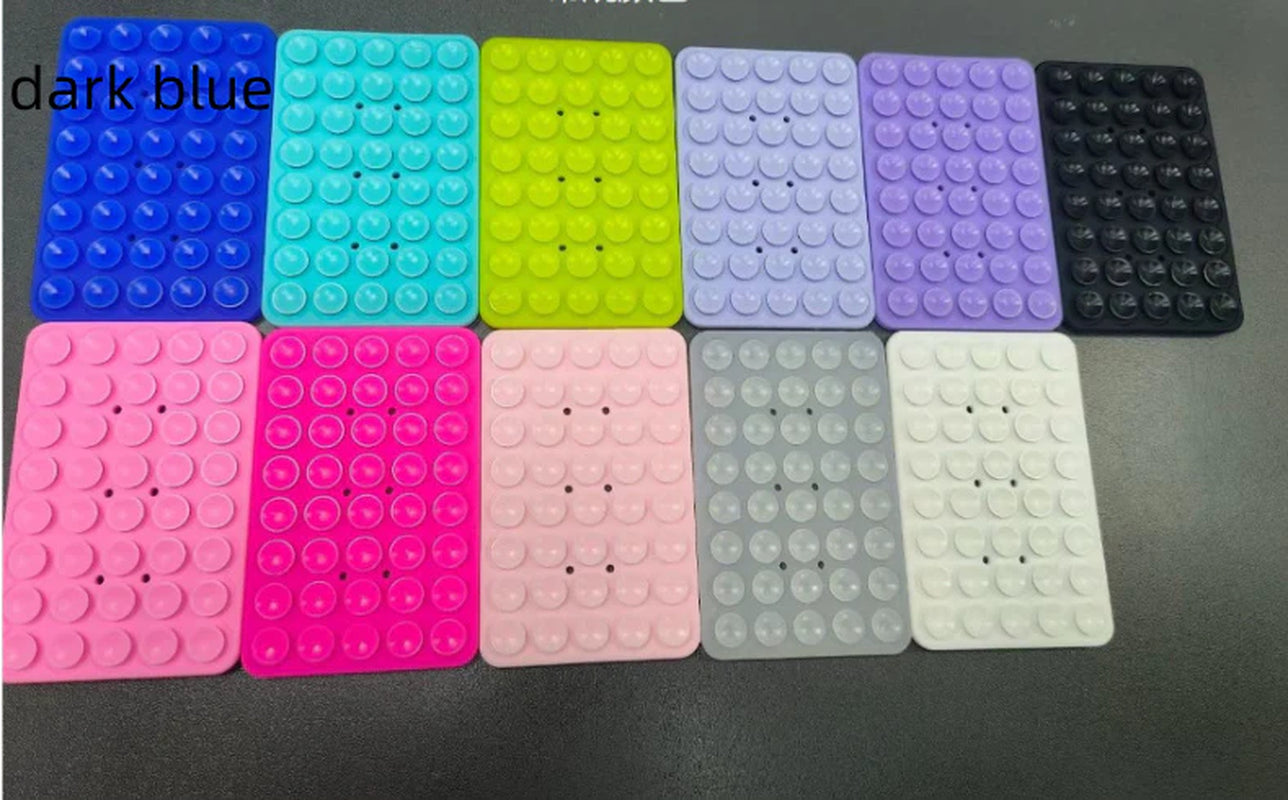 Silicone Double-Sided Suction Cup Phone Case Detachable Mount, Sticky Phone Grip with Higher Suction Power for Iphone, Hands-Free Phone Accessories Holder for Selfies and Videos