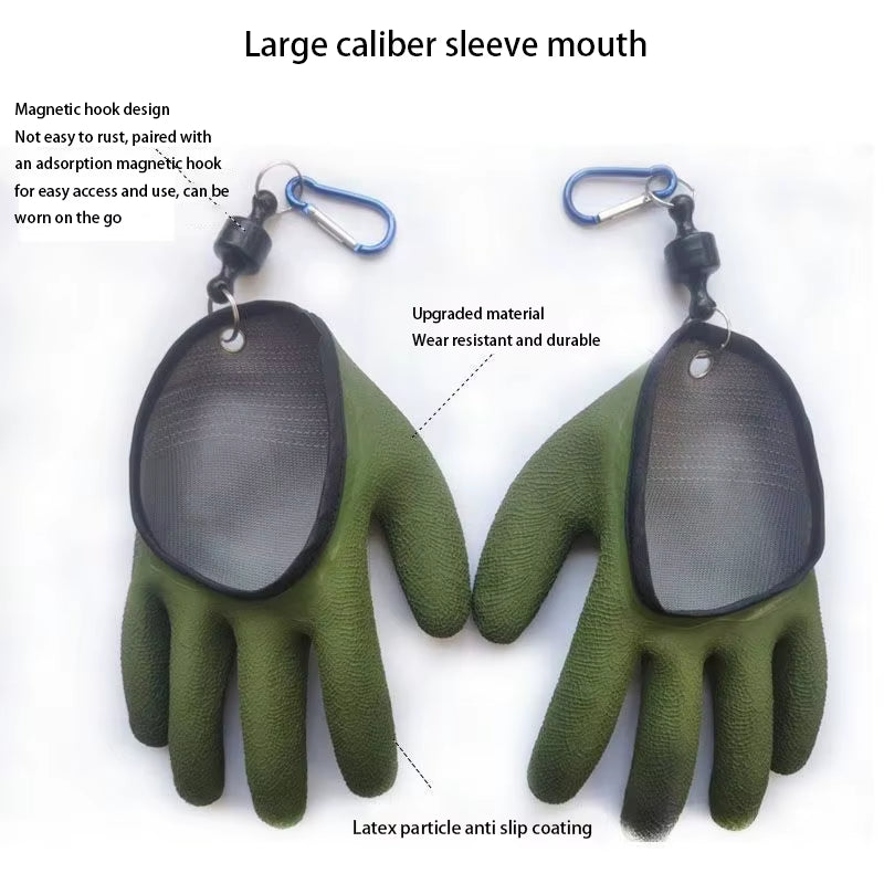 Diving Gloves for Catching Fish, anti Sting, Sea Fishing, Summer Fishing Equipment, anti Cutting and anti Slip