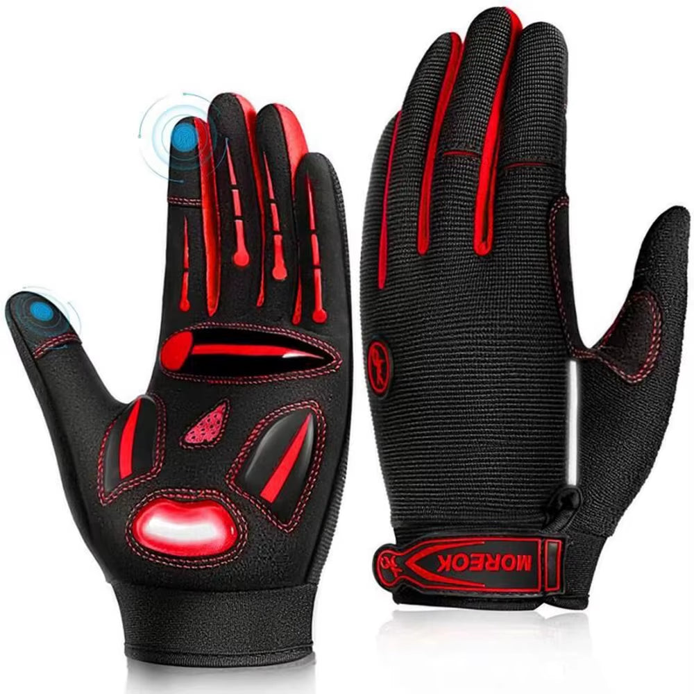 Racing Gloves Motocross Sports Gloves Breathable Non-Slip MTB Road Bike Cycling Gloves Touch Screen Bicycle Gloves Men Women